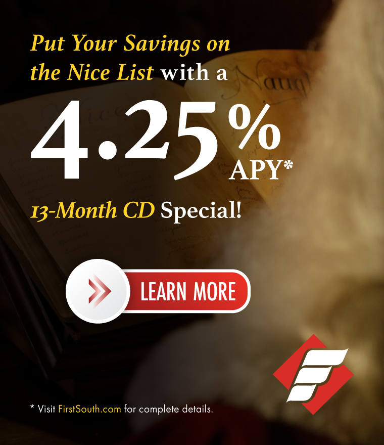 4.25% APY 13-Month CD Special!