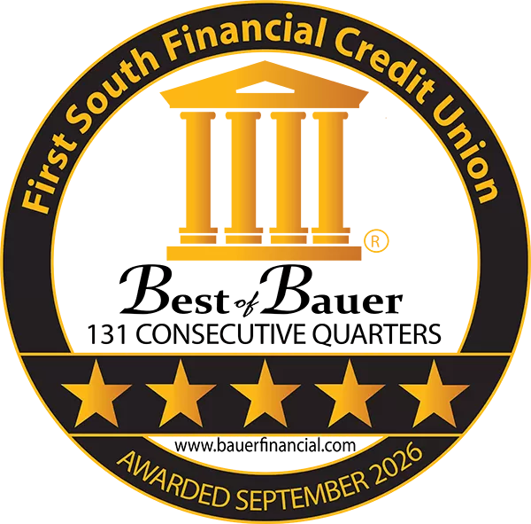 Our institution is rated five stars by Bauer for 127 consecutive quarters.
